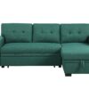 3 Piece Upholstered Sectional - Green - Image 12