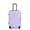 3 Piece Luggage Sets Lightweight Suitcase With Two Hooks, Spinner Wheels, Tsa Lock, (20/24/28) - Lavender Purple - Image 12