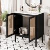 Bathroom Vanity With Soft Closing Mechanism - Black - Image 2