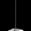 Soiree - 4 Candle Lights Pendant - Black / Clear - Image 3