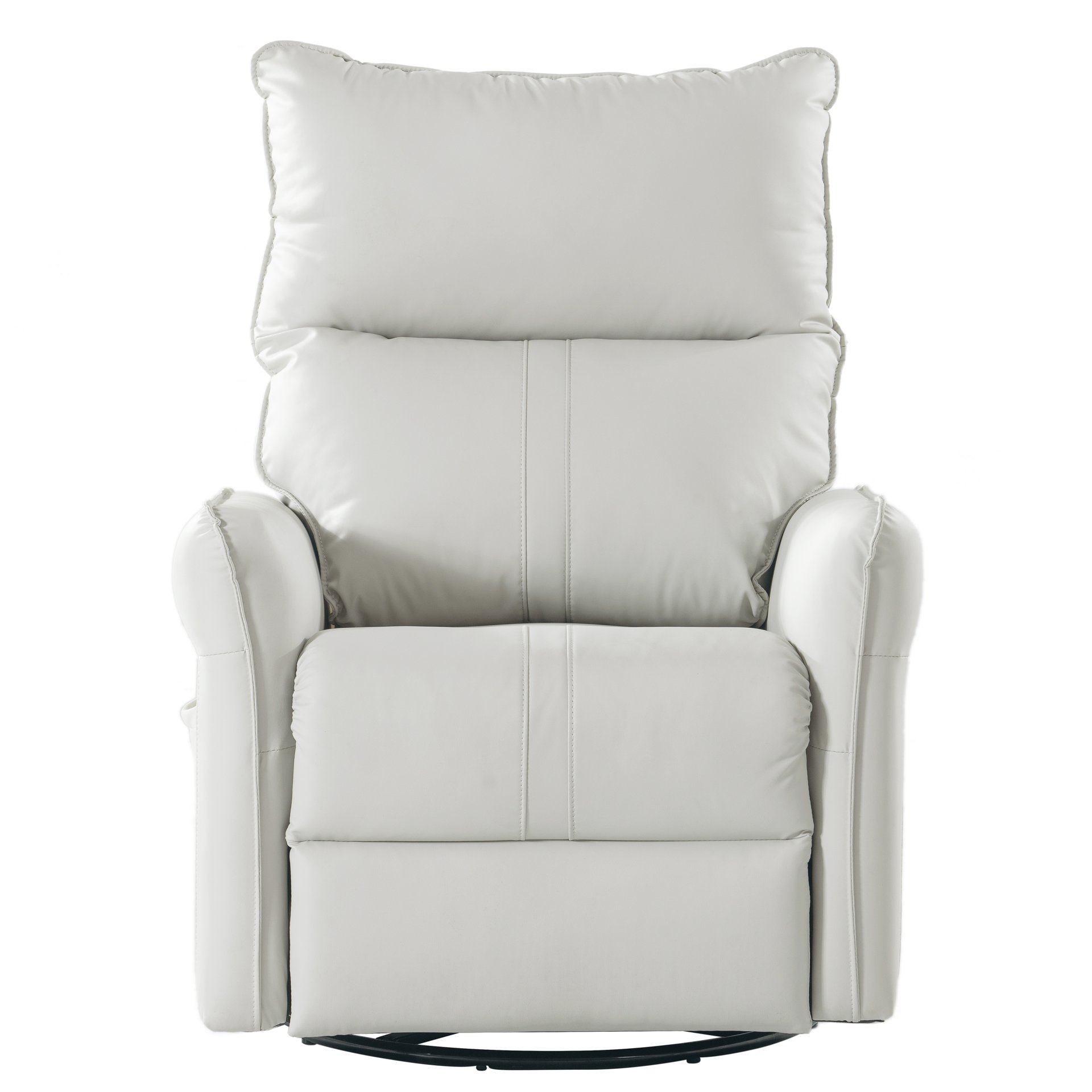 29.92" 270 Power Swivel Rocker Recliner Chair, Electric Glider Reclining Sofa With USB Ports, Power Swivel Glider, Rocking Chair Nursery Recliners For Living Room Bedroom - Light Gray - Image 15