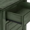 Accent Nightstand, Storage Drawer, Transitional - Green - Image 7
