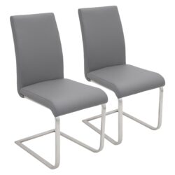 Foster - Contemporary Dining Chair (Set of 2) - Gray