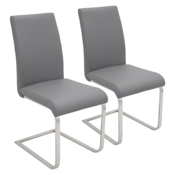 Foster - Contemporary Dining Chair (Set of 2) - Gray