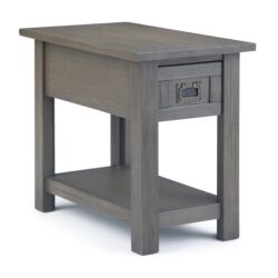 Monroe - Narrow Side Table - Farmhouse Gray