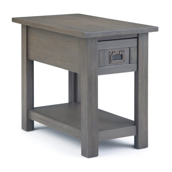 Monroe - Narrow Side Table - Farmhouse Gray