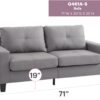 Modern Sofa With Casual Elegance - Gray - Image 2
