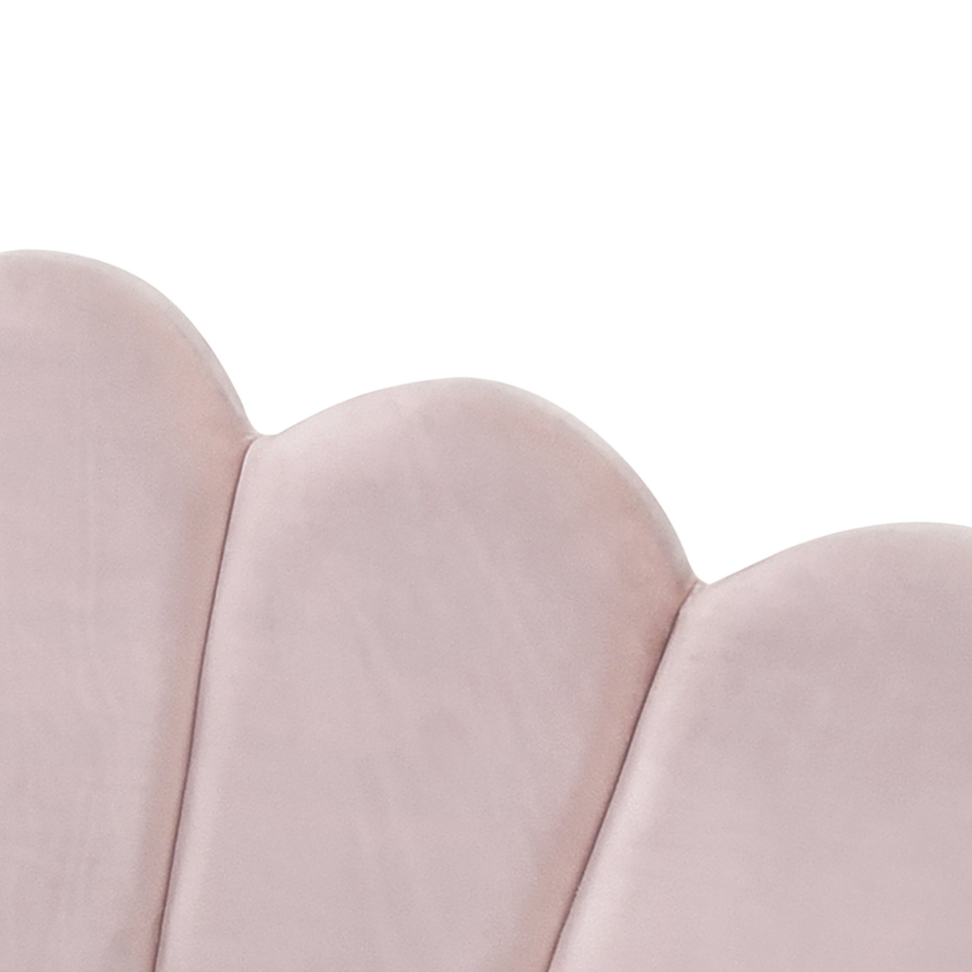 Full Size Upholstery Daybed Frame With Shell Shaped Backrest And Trundle - Pink - Image 7