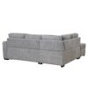 Sleeper Sofa Bed, 2 In 1 Pull Out Sofa Bed L Shape Couch With Storage Ottoman For Living Room, Bedroom Couch And Small Apartment - Gray - Image 14