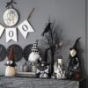 Gnome Decor, For Halloween Decor - Black / White - Image 13