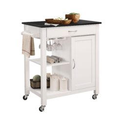 Ottawa - Kitchen Cart - Black / White