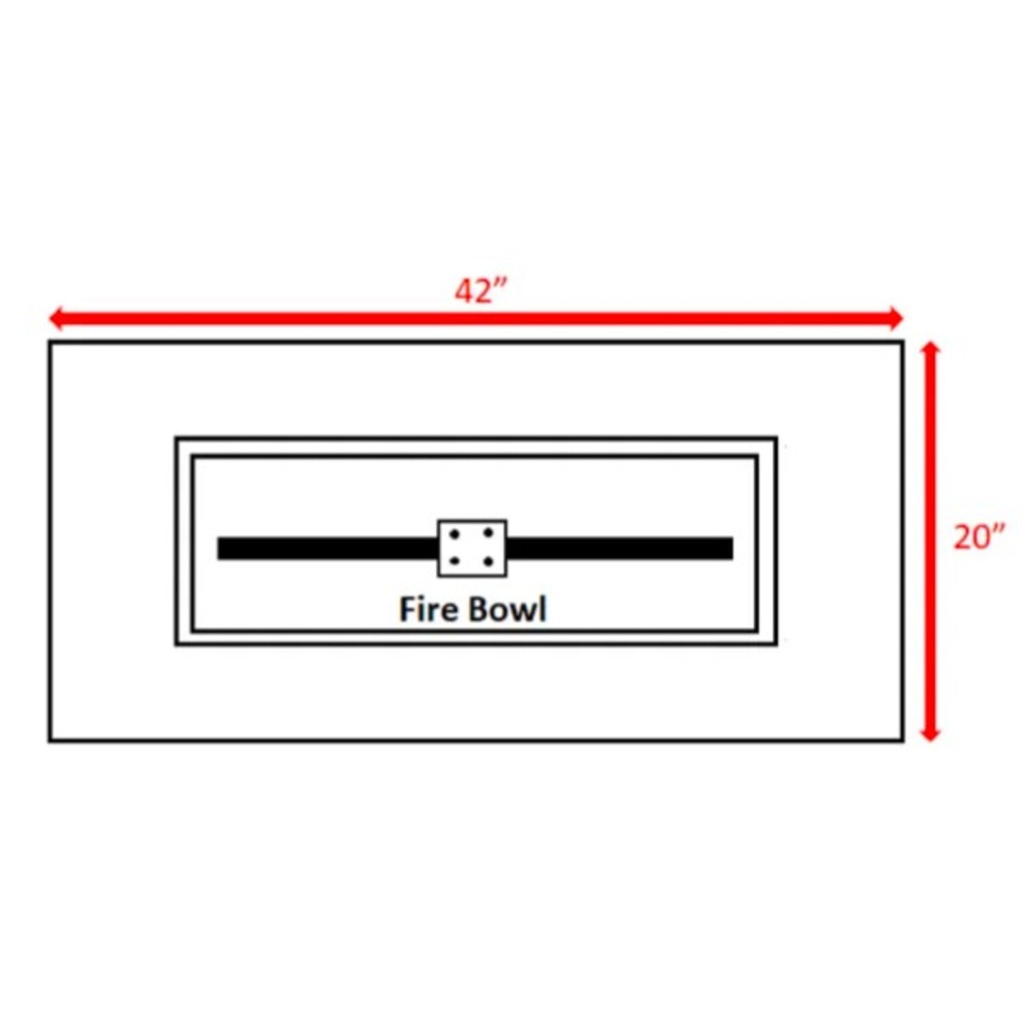 Propane Outdoor Durable Fire Pit Table - Gray - Image 3