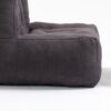 Fluffy Bean Bag Chair, Comfortable Bean Bag For Adults And Children, Super Soft Lazy Sofa Chair With Memory Foam And Ottoman, Indoor Modern Focus Bean Bag Chair For Living Room, Bedroom, Apartment - Black - Image 13