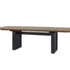 Double Pedestal Table Latte - Light Brown - Image 3