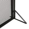 Samantha - Iron Fireplace Screen Modern Design With Easy Access Doors - Black - Image 9