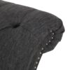 Chaise Lounge With Button Tufted Diamon Stitch - Charcoal - Image 10