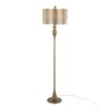 Ashland - Contemporary Floor Lamp With Laser Cut - Gold / Off White - Image 2