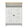 Modern Minimalist Shoe Cabinet With Sliding Door Design - White - Image 19