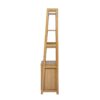 Modern Furniture Style 2 In 1 Pet Friendly Dog Crate Ladder Bookcase - Ancient Oak - Image 9