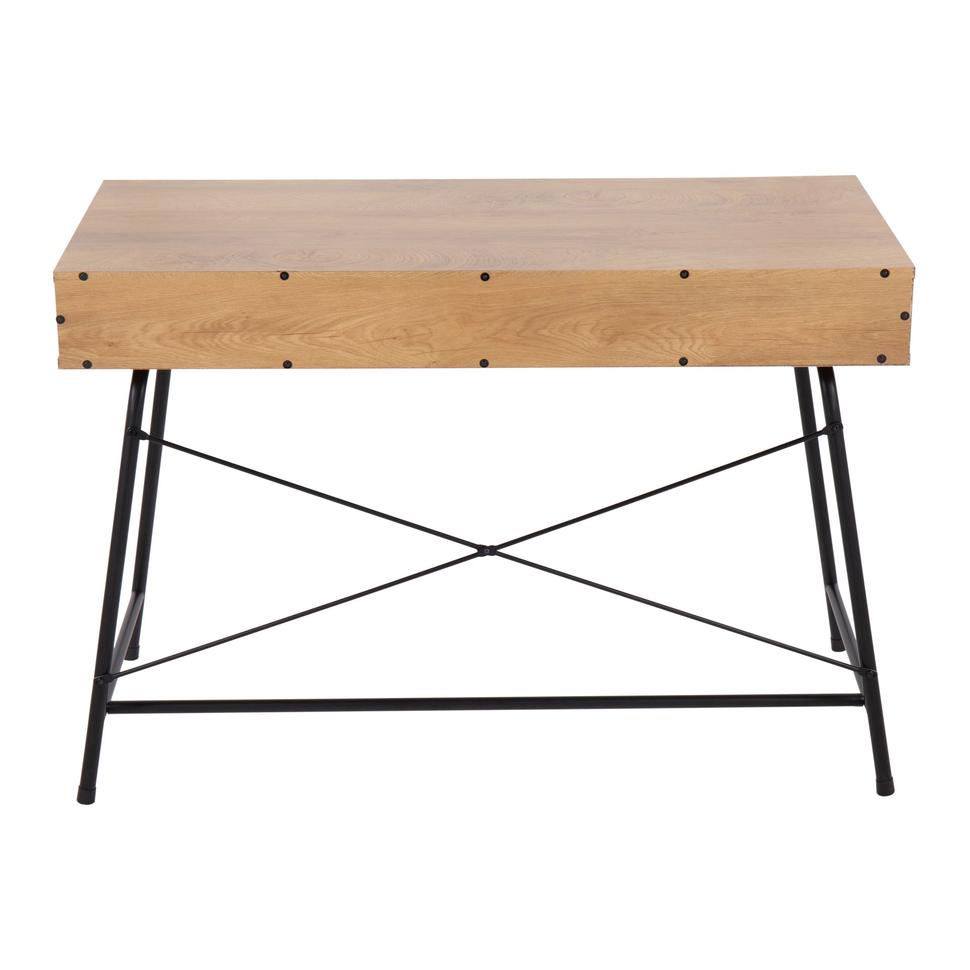 Casper - Industrial Desk - Black / Brown - Image 4