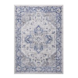 Marfi - 8' X 10' Oriental Area Rug - Blue / Gray