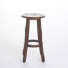 Primrose - Outdoor Acacia Wood Barstools With Foot Rest, (Set of 2) - Dark Brown - Image 10