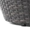 Outdoor Wicker Patio Side Table - Gray - Image 10