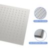 Modern 10" Square Rainfall Shower Head & Stainless Steel Wall Or Ceiling Mount Luxury Spa Shower Panel - Brushed Nickel - Image 9