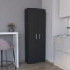 Clinton - Pantry Cabinet Kitchen Storage - Black - Image 2
