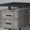 Computer Desk For Home Office, Laptop, Left, Right Set - Up, Storage Drawers, Contemporary & Modern - Black - Image 2