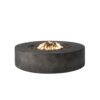 Fiber Reinforced Outdoor Fire Pit Table - Black / Gray - Image 6