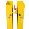 Folding Portable Saw Horses 2 Pack With Fast Open Legs, Heavy Duty For Garage And Workshop - Yellow / Black - Image 10