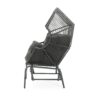Palos - Outdoor Wicker Glider Chair - Dark Gray - Image 6