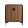 30" Bathroom Vanity Freestanding Cabinet With 2 Doors - Brown - Image 4