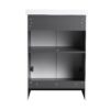 Modern Freestanding Bathroom Vanity With Soft Close Cabinet Doors, Excluding Sink - White - Image 11