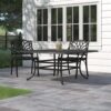 64" Square Dining Table - Dark Lava Bronze - Image 2
