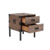 Trunk Table And Side Table With Large Storage Dress Up Your Liviing Room (Set of 3) - Antique Gray - Image 19