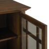 Bedford - Medium Storage Cabinet - Rustic Natural Aged Brown - Image 6