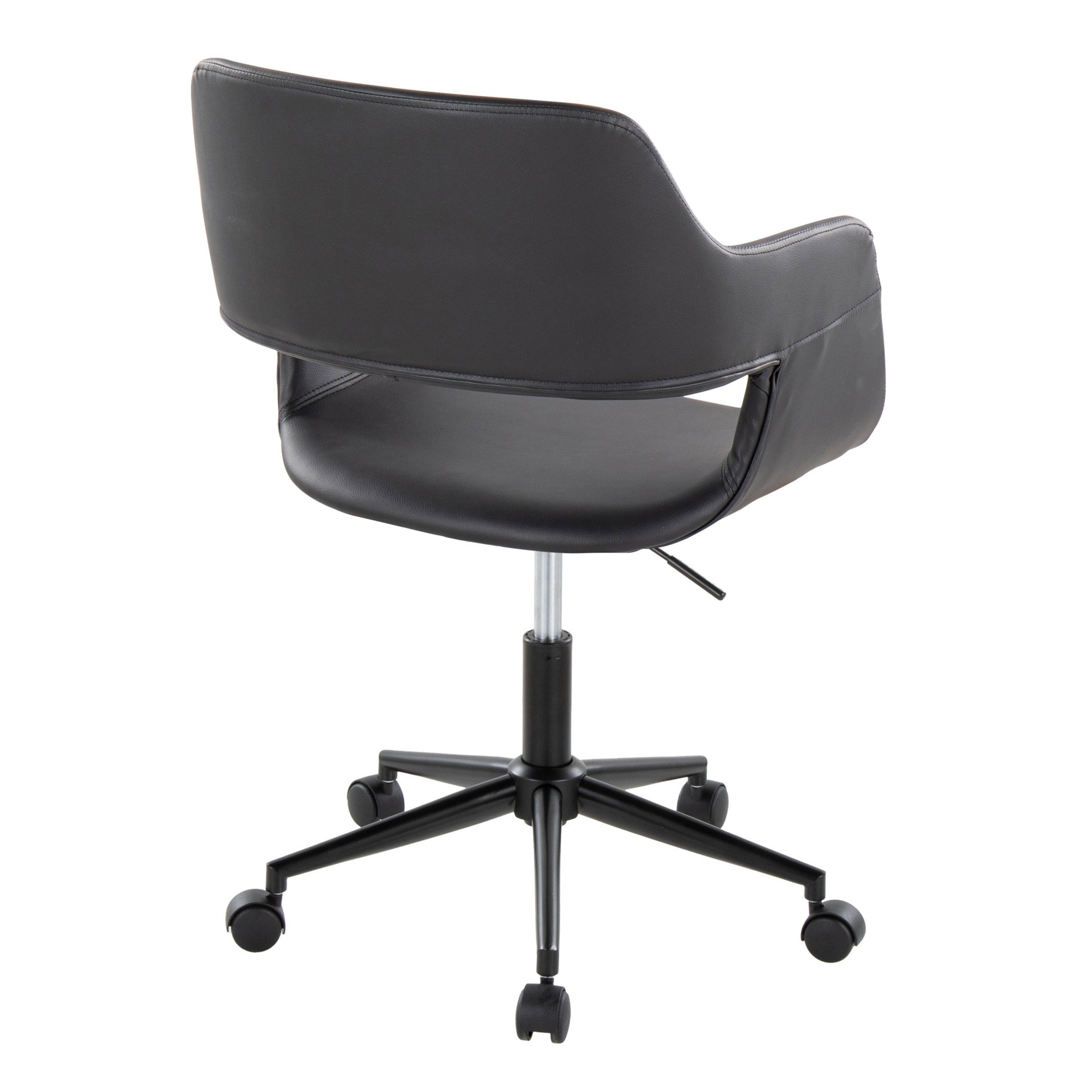 Margarite - Contemporary Task Chair - Black - Image 4