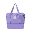 5 Piece Set (20"24"28 +A Travel Bag And A Toiletry Bag), Pp Hardshell Carry On Luggage Set With Tsa Lock Carry On Suitcase Luggage Durable Suitcase - Purple - Image 9