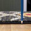 Tribes - 2'7" X 7'3" Southwest Area Rug - Black - Image 3