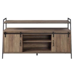 Rashawn - Rustic TV Stand - Oak