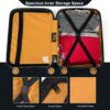Carry On Luggage Airline Approved Carry On Suitcase With Tsa Approved Carry On Luggage With Wheels Carry On Bag Hard Shell Suitcases - Black - Image 10