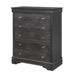 Shaker - Crocodile Chest - Metallic Gray