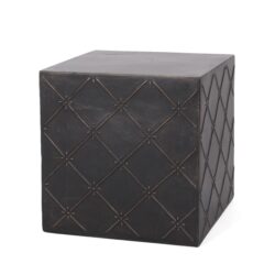 Outdoor Lightweight Concrete, Side Table - Copper