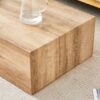 Modern Coffee Table With Smooth Light Wood Texture Patterns Material - Natural Wood - Image 7