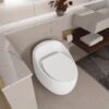 Modern Egg Shape Toilet 1.28 Gpf Single Flush Ceramic - White - Image 18