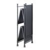 Cordelia - Hand-Brushed Console Table - Black / Bronze - Image 3