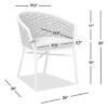 Rowan - Rope Barrel Back Patio Dining Chairs (Set of 2) - Optic White - Image 10