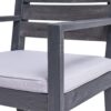 Outdoor Dining Chair (Set of 2) - Dark Gray / Light Gray - Dark Gray - Image 15